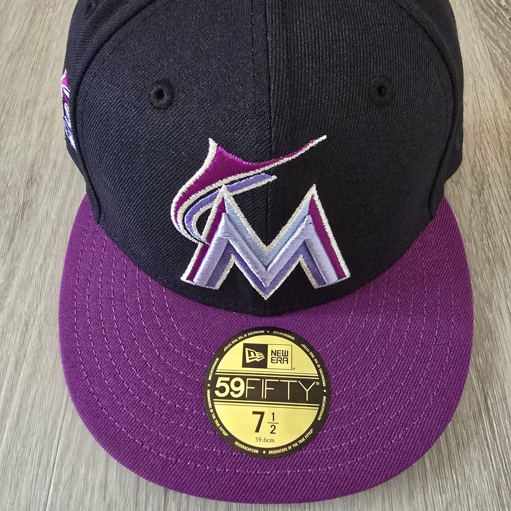 New Era Miami Marlins 2017 All Star Game Fitted Hat Size 7 1/2 Brand NEW